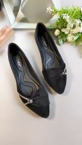 Ivory Sepatu Wanita Flatshoes Ballet Lentur 688-ST501