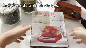 Electronic Digital Kitchen Scale Bowl Weighing Kitchen Tool/Penimbang Dapur (5KG)