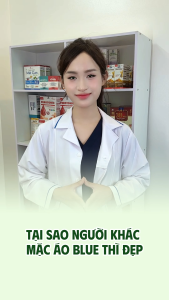 Áo Blouse Điều dưỡng Nam - Nữ - Viền Xanh - Dài Tay - Ngắn Tay  Chất Vải Cotton lạnh Cao Cấp [THÊU THEO YÊU CẦU]