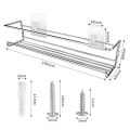 2 Chiếc Kim Loại Treo Tường Giá Đựng Gia Vị Tổ Chức-Nhà Bếp Gia Vị Bảo Quản Bình Đựng Tủ Kệ Để Quản Lý Gia Vị Hiệu Quả. 
