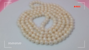 [ Woosilver ] Vòng Cổ  Ngọc Trai Dài Thanh Lịch - Secondhand - NTN65