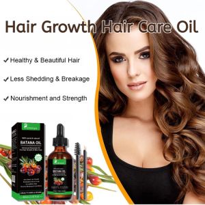 Batana Essential Oil For Hair Growth Anti-hair Loss Scalp Treatment Deep Cleaning Repair Damaged Dryness Frizz