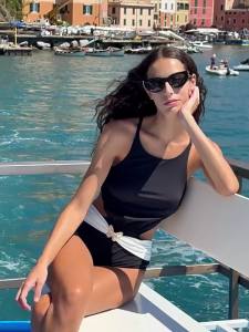 Atlantic Beach | Resort Waist-Cutout One-Piece Swimsuit Female Hot Spring