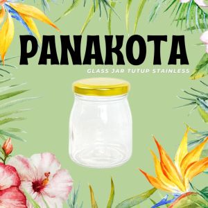 Panakota Glass Jar 200 mL | Jar Selai Puding | Toples Kaca Mini