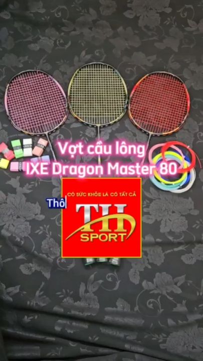 Vợt Cầu Lông IXE GODWAR - căng max 13,6kg (căng sẵn theo yêu cầu + túi ...