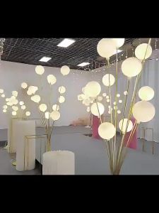 Pernikahan Pohon Apel Standing Lamp 150cm 2 Set Lampu Berdiri 22 Bola Lampu Hiasan Led Dekorasi Cabang Event Wedding Mewah Pelaminan Lampu Wedding Led Dan Home Dekor Lampu