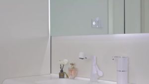 380ML Capacity Tabletop Or Wall-Mounted 4-Levels Adjustable Infrared Induction Automatic Sensor Soap Dispenser Shampoo Bottle