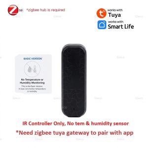 Zigbee IR Remote Control Wireless Universal Infrared Blaster Temperature Humidity Sensor Zigbee2mqtt TUYA Smart Life Automation