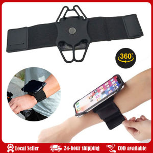 Arm Phone Holder For Running Cell Phone Armband Sleeves 360 Degree Rotatable Forearm Armband For Jogging Hiking Biking Cell Phone Holder Armband Adjustable Universal 360 Degree Rotation Running Armband Arm Bag Sports for Jogging Gym Exercise Hiking
