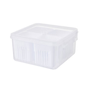 DEMING | Food-Grade Kitchen Storage Box with Compartments for Refrigerator Freezing and Preservation