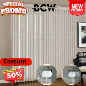 Vertikal blind Dimout 70% - Gorden Tarik - Gorden Lipat - Gorden kantor - Gorden Kostum