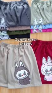 celana pendek anak isi 6pcs shorts kasual labubu
