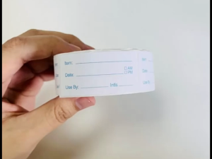 500pcs 2.5*5cm Food Storage Date Sticker Kitchen Food Safety Date Sticker Self-Adhesive Food Label