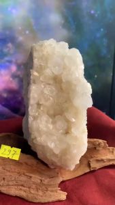 ổ đá Thạch Anh trắng clear quartz pha lê tinh thể lắp lánh tự nhiên thiên nhiên mã 297