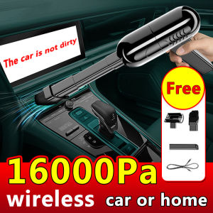 (Ship from Malaysia)16000Pa Qns car vacuum cleaner car vacuum car vacuum cleaner wireless vacuum kereta vacume cleaner for car car vacuum wireless car vacuum cordless Wireless Car and home dual-use 40 minutes long battery life vacuum cleaner wireless Port