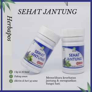 Eza Herba Natural Sehat Jantung 60 kp |memelihara kesehatan jantung|sehat jantung eza