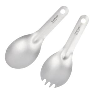 Tiartisan | Lightweight Portable Titanium Fork Spoon