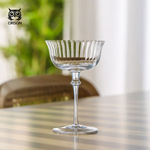 Inf07 Crison Infinity Series Cocktail Glass Crystal Goblet Handmade Glass Mixing Glasses Water Cup