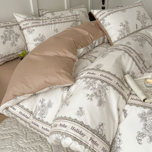 Suxuan | Cotton Summer Flower Print Duvet Cover
