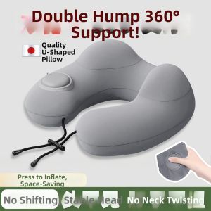 Portable Cervical Support Inflatable U-shaped Pillow