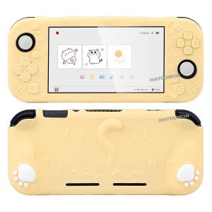 NEW Cats Paw Soft Silicone for Switch Lite Protective Case Colorful All Inclusive High-quality Cover for NS Lite Gaming Console