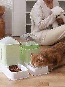 3.5L Pet Automatic Feeder Dog Cat Water Dispenser Bekas Makanan Anjing Kucing Food Auto Drinker Water Bowl