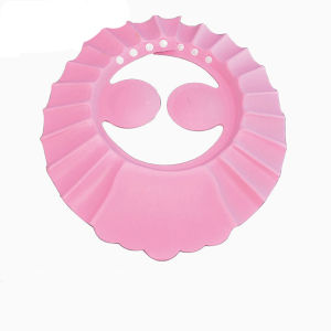 Blumey หมวกอาบน้ำ กันน้ำ สำหรับสระผมเด็ก ปิดหูปรับได้ Baby waterproof shampoo cap