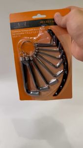 Bộ lục giác mini vặn ốc 10 món đa năng tiện dụng Liwin