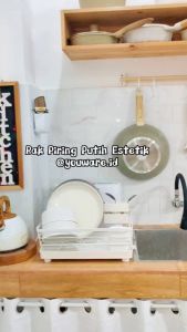 Rak Piring Wastafel Dapur Stainless Steel Multifungsi Rak Penyimpanan Rak Pembuangan 304 Aesthetic Nordic - Youware - SHEEVE