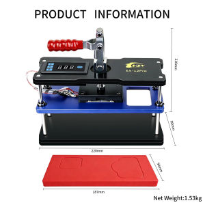 RELIFE LS5 SE Dual-Heat Pressure Table for iphone 17 Mobile Phone Repair Back Cover Heating Frame/Screen Heat Pressing Tools