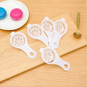 SUGA ที่แยกไข่ ช้อนแยกไข่ แบบมีที่หนีบติดภาชนะ ที่แยกไข่แดงไข่ขาว ใช้งานง่าย อุปกรณ์ทําครัว SUR0078