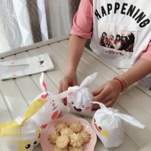 Plastik Goodie Bag Kecil Rabbit Plastic Bag / Plastik Bingkisan Ultah Anak Karakter Kelinci PH C1181