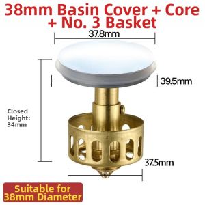 Jiaxu | Spring Copper Drain Stopper