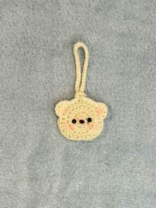 Handmade Crochet AirTag Bear Holder/ pouch/ Cover/ Case/ Protector/ 保护套