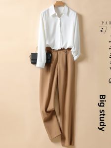 SHEBU | Leisure Fashionable Professional Chic Two-Piece Pant Suit