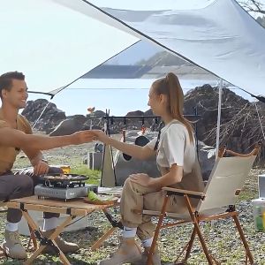 Outdoor Camping Portable Folding Chair With Back Rest For Picnic Camping Portable Chairs Relaxing