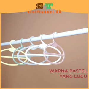 Gantungan Hijab Warna Pastel Premium Kokoh Banyak Pilihan Warna