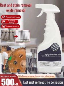 Penetrating Purification No Corrosion[Quick Rust Removal] Powerful Steel Rust Remover/Remove Oxide Restore Shine No Material Damage/Long-Lasting Protect Large Capacity Universal Limescale Remove/ 强力钢铁除锈剂