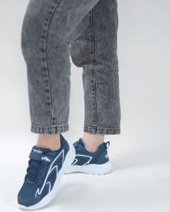 Giày Sneaker cho trẻ em Urban TB2304 full màu đen-ghi- xanh chàm