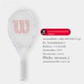 Wilson Tennis Racket เริ่มต้นเล็กน้ำหนักเบา ดูดซับแรงกระแทก ขนาดใหญ่ สำหรับนักเรียนหญิง นักเรียนวิทยาลัย กล้วยไม้ มะนาว สตรอเบอร์รี่. 