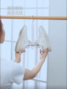 Shoes Hanger 360° Rotatable Versatile Shoe Tie Rack Drying Hook Drying Rack Organizer for Indoor Home Balcony Outdoor