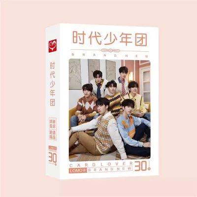 【READY STOCK】30张明星盒装LOMO卡卡片时代少年团肖战王一博易烊千玺明信片创意