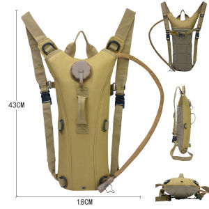 Trait Hydration Backpack With 3L Bladder Bag for Fishing Outdoor Water Bag for Hiking Biking Running Climbing