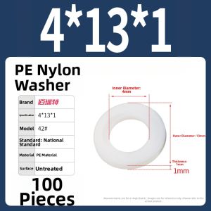 BAIRUITE | Thick Insulated PE Rubber Nylon Plastic Circular Spacer