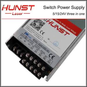 HUNST three-in-one 500w adjustable power supply input 110V/220V output 24V 12A 15V 5V suitable for laser machines