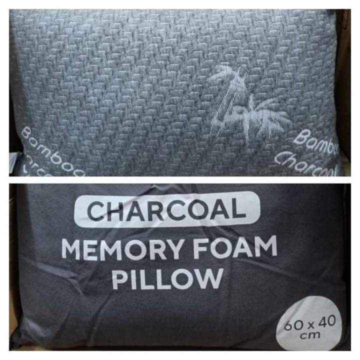 HOSH CHARCOAL MEMORY FOAM PILLOW Lazada PH