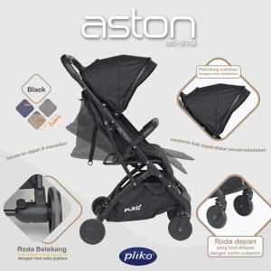 Stroller Pliko Aston BS-570 / Kereta Dorong Bayi