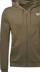 Reebok Mens Identity Fleece Zip Training Jacket with Hood size M