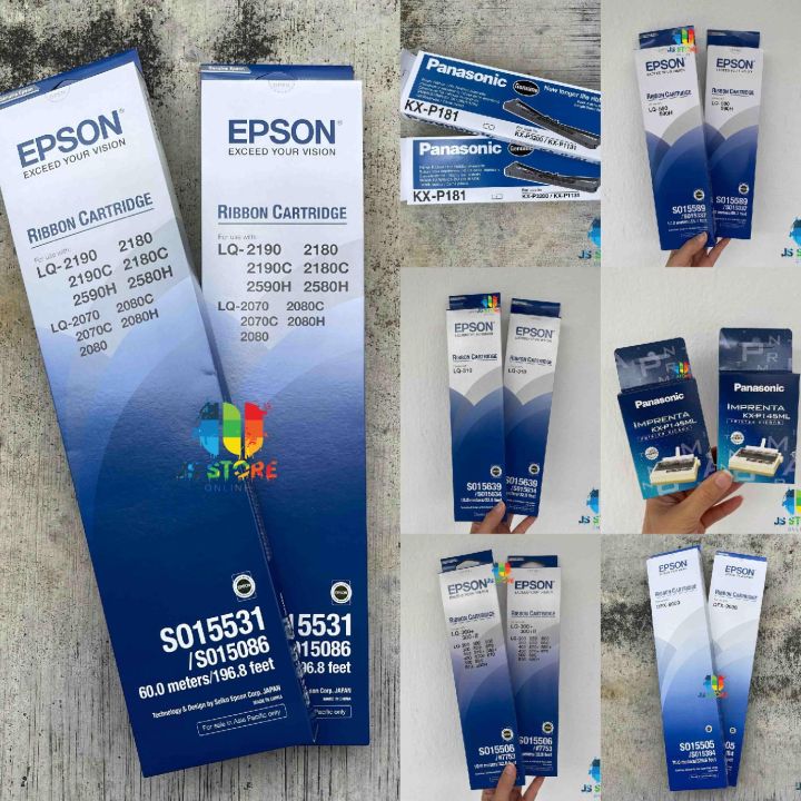 [100% ORIGINAL] Epson Ribbon LQ-2090 (S015586/ S015336) LQ2090H LQ2090C ...