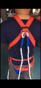 High Altitude Work Rope Construction Double Hook Safety Belt Set Safety Rope Protection Harness